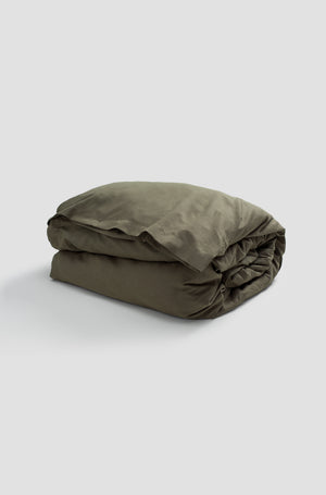 Capa Duvet Linho Oliva