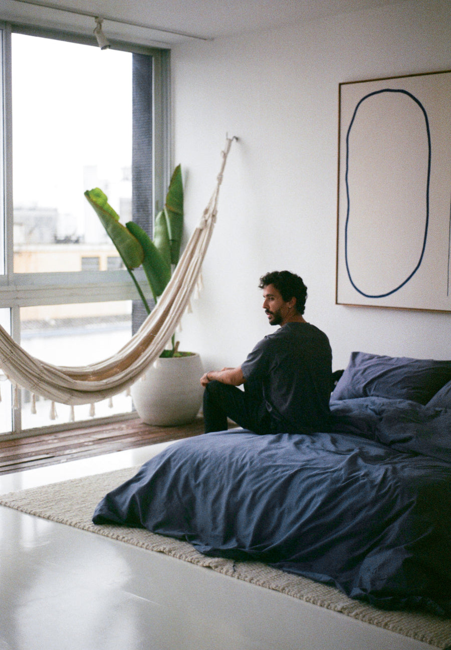 Capa Duvet Azul Oceano