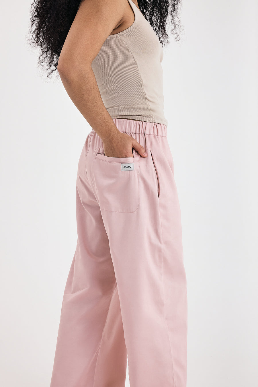 Calça Travessia Rosa Concha
