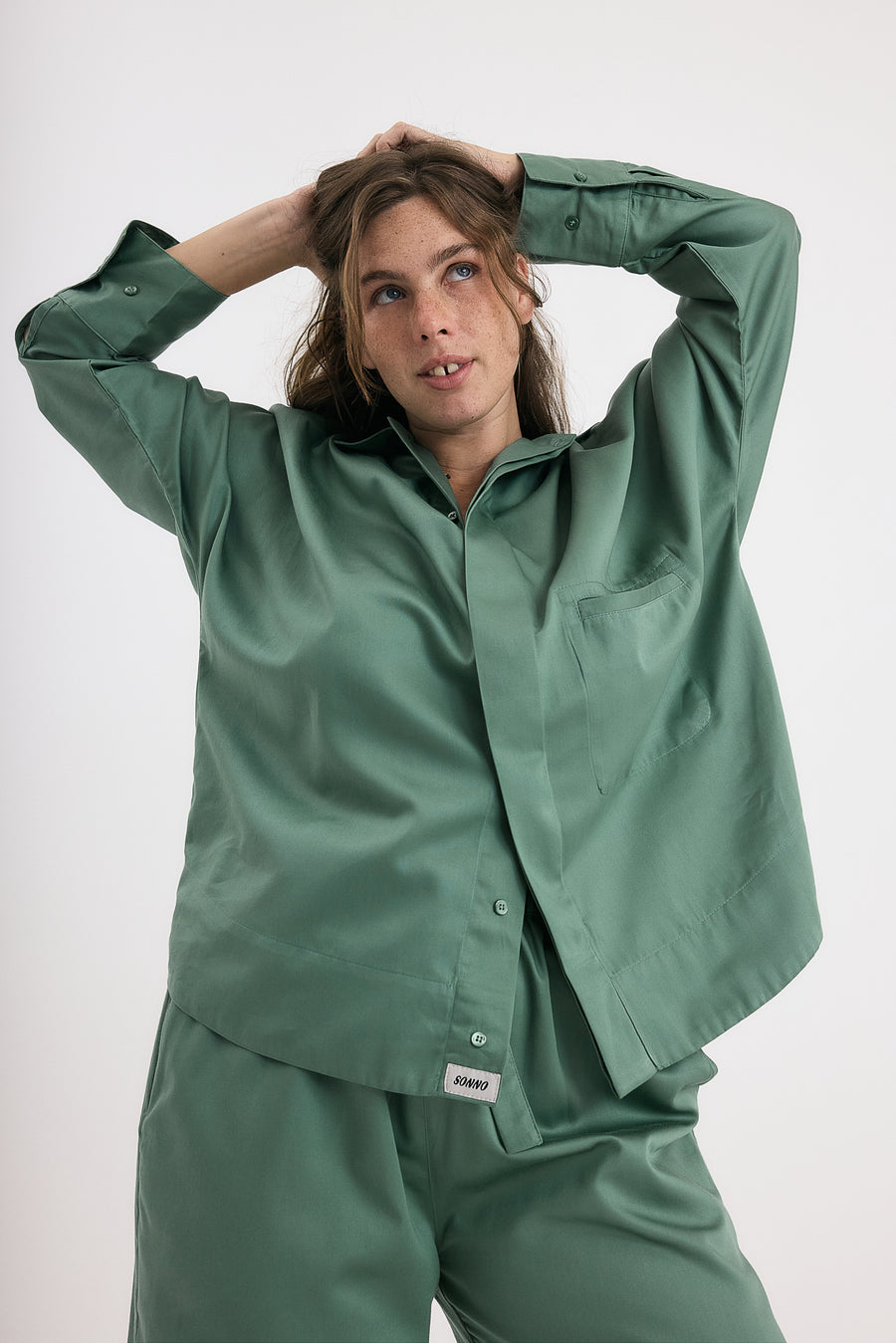 Camisa Travessia Verde Folha