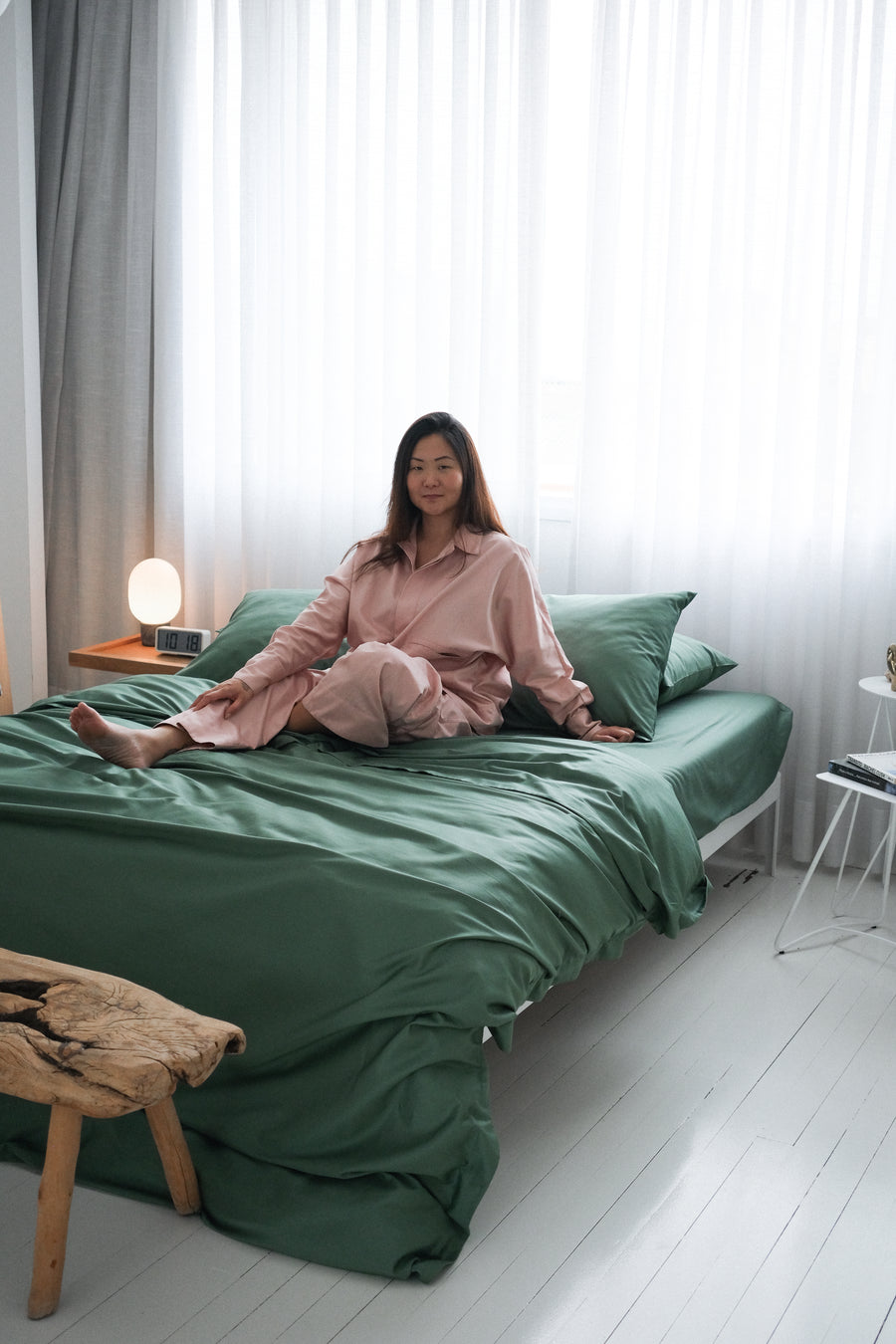 Kit Cama Completa Verde Folha