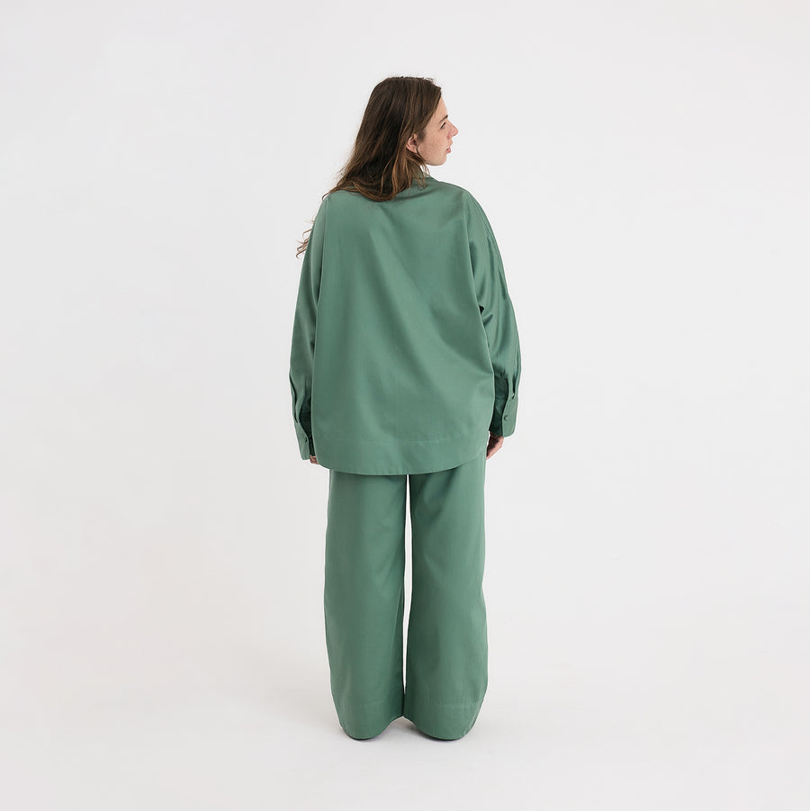 Kit Pijama Travessia Verde Folha