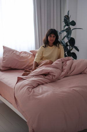 Kit Cama Completa Rosa Concha