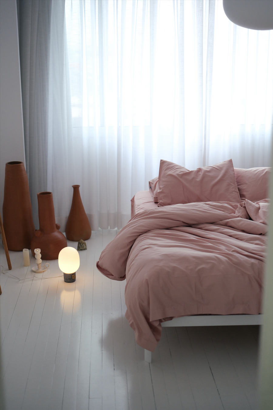 Kit Cama Completa Rosa Concha