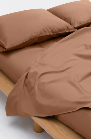 Pré Venda - Jogo de Lençol Marrom Avelã